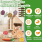 WDEFUN 21-Piece Natural Small Pet Chew Toys Set for Rabbits, Hamsters & Organic Grass Mat, Hay Sticks, Loofah Slices, Wooden Chews & More for Dental Health & Boredom Relief