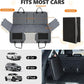 Back Seat Extender for Dog,Waterproof Hard Bottom Dog Car Seat Cover for Back Seat Protector,Foldable Camping Pet Hammock Bed,Easy Clean Travelling Accessories Car SUV Truck (Gray)