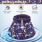 KOOLTAIL Cat Cone Collar, Adjustable Soft Comfortable Cat Recovery Collar to Stop Licking, Foldable Donut Water Resistant Pet Cone for Small Large Cats Kittens After Surgery Star M