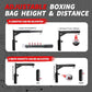 Heavy Bag Hanger Wall Mount Punching Boxing Bag Bracket -Square Tube, Heavy Duty Adjustable Length & Height for Boxing, Taekwondo, Muay Thai Bags, for Home Gym Installation