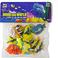 HAPTIME 12PCS Tropical Fish Toys Set, Pastic Cute Sea Life Creatures Learning Educational Toy Party Favors for Boys, Girls, Kids