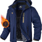 WENRONSTA Men's Ski Snow Jacket Winter Coat Warm Waterproof Windbreaker Mountain Snowboarding Hooded Hiking Traval