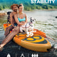 Bigfly 11'6×35" Super Wide Inflatable Stand Up Paddle Board, Ultra Stable Wide SUP for 2+1 People/Family/Big Size, 100L Backpack, All-Round Sup Board, US Big Fin