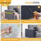 78.7"x15.8"Self-Adhesive Climbing Cat Scratch Protector Pads - Trimmable Furniture Guard for Sofa, Walls & Floors, DIY Cat Tree/Tower/Bed, Replaceable Scratch-Resistant Mats (Dark Gray)