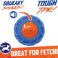 Nerf Dog 3in TPR EXO Squeak Ball - Blue/Orange