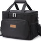 Lifewit Large Lunch Bag Insulated Lunch Box Soft Cooler Cooling Tote for Adult Men Women, Black 24-Can (15L)