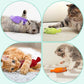 SCHITEC Catnip Toys, [8 PCS] Soft Plush Cat Nip Chew Toy for Indoor Cats, Interactive Kitten Pillow Kitty Teething Toy
