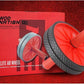 WOD Nation Ab Roller - Black & Red, Modern Core Fitness Equipment for Home Gym & Travel - Ab Wheel for Workout & Core Stability