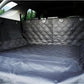 Bulldogology SUV Cargo Liner for Dogs 55"x106" Heavy Duty Pet Trunk Cargo Cover - Dog Car Seat Cover Waterproof Nonslip - Dog Hair, Muddy Paws, Scratches Cover Protector for Cars Vans (X-Large, Black)