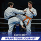 BJJ Belt for Men & Women Brazilian Jiu Jitsu Belt with Ranking Stripes Sleeve Bar Kids Jiu Jitsu Gi Belt