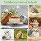 PEASUG 300g Sweet Bamboo Chew Sticks for Rabbits, Natural Bunny Chinchilla Chew Sticks Toys, Small Animal Teeth Grinding Toys and Molar Treats for Chinchilla, Guinea Pigs, Squirrel, Hamster