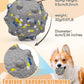 2.36'' Dog Balls for Dogs Aggressive Chewers Indestructible Tennis Durable Bouncy Interactive Dog Toy Balls for Fetch Game Floating Training(Grey Medium)