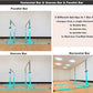 Gymnastics Double Horizontal Bars 3Play Parallel Bars Uneven Bars Gymnastics Training Kip Bar with 304 Stainless Steel Regulating Arms & Fiberglass Rail for Indoor Outdoor Home Club Use
