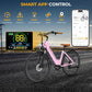 V80 Electric Bike, 1000W Motor 28MPH Ebike, 48V 13Ah Removeable Battery, 26'' City Cruiser Adult Electric Bicycles up to 70 Miles
