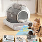 (2025) Self Cleaning Litter Box, Upgraded Robot Automatic Litter Box for Multiple Cats, 65L+9L Extra Large, Features Negative ion Sterilization and Deodorization, APP Control, 3 Rolls Litter Liners