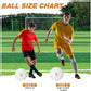 6 Pcs Operation Christmas Soccer Ball Bulk with Pump Needles, Size 3 4 5 Deflated Soccer Ball Gift for Youth Adult Game Training Practice Christian Charity Donation Supplies