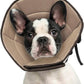 Dog Cone Collar M, Soft Cones for Large Medium Small Dogs,Adjustable Dog Cone Alternative to Stop Licking, Comfy Elizabethan Collar for After Surgery Wound Healing & Hot Spots Brown