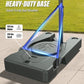 Basketball Hoop Outdoor, 4.4-10 ft Adjustable Height, Portable Basketball Hoop Goal System for Kids Teens and Adults, Weather-Resistant Heavy Base and 45 Inch Shatterproof Backboard