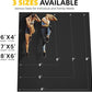 CAMBIVO Large Exercise Mat for Home Workout, 8'x6'/7'x5'/6'x4' (7 mm) Extra Thick Exercise Mat for Home Gym, Shoe-Friendly, Non-Slip Gym Mat for Jump Rope, Weights, Cardio, Fitness