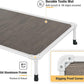 Veehoo Chew Proof Elevated Dog Bed - Cooling Raised Pet Cot - Silver Aluminum Frame and Durable Textilene Mesh Fabric, Unique Designed No-Slip Feet for Indoor or Outdoor Use, Brown, Medium, CWC2003