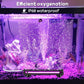 Submersible Bubble Aquarium Light：RGB Aquarium Light with Remote Control Oxygenator for Saltwater Coral Growth - 9 Inch Waterproof Fish Tank Light Designed for Aquarium Breeders