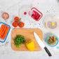 Collapsible Silicone Food Storage Containers, BPA Free, Microwave, Freezer and Dishwasher Safe, Lunch, Meal Prep, Travel, Space-Saving, Set of 5
