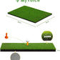 Upgrade Multi-Function Golf Hitting Mat – MyVoice 5x4ft Thickened Mat with Interchangeable Turf, Durable Non-Slip Base for Indoor & Outdoor Practice, Ideal for Golfers of All Levels
