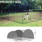 AIRHOP 22/30 FT Portable Baseball & Softball Batting Cage for Backyard Batting Practice, Durable Large Enclosed Batting Cage with Pitching Machine Hole and Removable Door