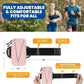 HiRui Cell Phone Holder Arm Bag & Wrist Bag for Phone, Sports Running Armband for Gym & Cycling, Compatible with iPhone 16/16Pro/Plus/15/14 Samsung Galaxy All Phones, Reflective & Adjustable (Pink)