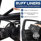 XL Floor Cover with Door Protection, 2025 Black – As Seen on Shark Tank – Fits Full‑Size Crew Cab Trucks with Fold‑Up Seats, Waterproof & Machine Washable – Sturdy XL Dog Hammock for Truck