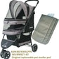 ROODO Pet Stroller Inner Pad for Exclusive Use,Original,Replaceable,Easy to Clean,Set of 3 pc(Gray)