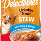 Hartz Delectables Stew Lickable Wet Cat Treats for Adult & Senior Cats, Tuna & Shrimp, 12 Count, 1.4 Ounce (Pack of 12)