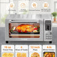 Nuwave Bravo Pro Smart 21QT Toaster Oven Air Fryer Combo, Convection Oven Countertop, 10 functions all in 1, with even & quick crisp technology, 50-450°F, 1800W, Stainless Steel