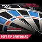 MD Sports Dartboard Cabinet Multiple Styles Electronic Dartboard With Digital X/O Cricket Scorekeeping and Dart Set, Perfect for Cricket Games