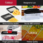 Fullstar All-in-1 Vegetable Chopper and Mandoline Slicer for Kitchen - Cheese Grater, French Fry Cutter, Cheese Slicer - Bonus Handheld Spiralizer Included (6 in 1, Black)