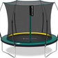 SkyBound 14 FT 12 FT 10FT 8FT 6FT Springless Trampoline for Kids and Adults - Recreational Trampolines with AntiRust Coating - Bungee Cords Outdoor Trampoline for Kids - No-Gap Design Zipper System
