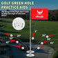 Golf Putter Swing Training Practice Aids Green Hole Flag Hole CupTraining Equipment Home Indoor Outdoor Office Backyard Practice Men Fathers an Ideal Gift Golfers