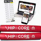 Crossover Symmetry Hip & Core System - Loop Resistance Home Workout Bands to Stretch and Strengthen Legs, Butt, HIPS, Thighs and Glutes, Includes Online Exercise & Training Guide