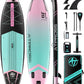 11'6"x35" Inflatable Paddle Board, 450lbs Extra Wide Stand Up Paddleboard for Adults with Premium SUP Accessories Kit & Backpack, Blow Up Kayak Non-Slip Stable Deck Boat for Yoga Fishing Surf