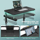Walking Pad Treadmill with Desk Workstation,3.0 HP Foldable Treadmills with 12% Incline & Handle Bar,300lbs Capacity,2s Folding,Ultra-Quiet,Small/Compact Under Desk Treadmills for Home Ofiice