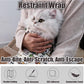 21.7" Cat Grooming Wrap Cat Wrap for Cutting Nails Cat Restraint for Nail Clipping Cat Swaddle Wrap Cat Burrito Wrap M(Within 6lbs) Anti-Scratch Anti-Escape Multifunctional Pet Tool