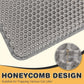 Cat Litter Mat Double Layer Waterproof Urine Proof Trapping Mat 1 Pack (Gray, 30x24 Inch)