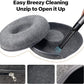 Pawise Peekaboo Cat Cave Donut Tunnel Bed, Cat Tunnel Bed,Bonus Separate Pom-Pom Bell Toy (Not Attached to Cave),Convertible Felt Cats Cave for Indoor Catty(Large)