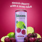 Bloom Nutrition Sparkling Energy Drink - Natural Caffeine, Zero Sugar, 180mg Caffeine - Antioxidant-Rich w/Green Coffee Bean, Green Tea Extract, Prebiotics - Cherry Lime - 12oz 12 pk