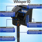 Tetra Whisper IQ Power Filter 20 Gallons, 130 GPH, with Stay Clean Technology
