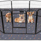Sunheir Washable Pee Pads for Dogs 72"x72", Extra Large Reusable Puppy Pads Pet Training Pads for Dog Playpen, Waterproof Pee Pads for Puppy Playpen, Whelping Pad, Dog Playpen Indoor - Deep Grey