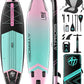 11'6"x35" Inflatable Paddle Board, 450lbs Extra Wide Stand Up Paddleboard for Adults with Premium SUP Accessories Kit & Backpack, Blow Up Kayak Non-Slip Stable Deck Boat for Yoga Fishing Surf