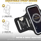 TRIBE Water Resistant Cell Phone Armband Case Running Holder for iPhone Pro Max Plus Mini SE (13/12/11/X/XS/XR/8/7/6/5) Galaxy S Ultra Plus Edge Note (21/20/10/9/8/7/6/5) Adjustable Strap & Key Pocket