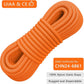 X XBEN Outdoor Climbing Rope 10M(32ft) 20M(64ft) 30M(96ft) 50M(160ft) 70M(230ft) 152M(500FT) 352M(1000FT) Static Rock Climbing Rope for Escape Rope Ice Climbing Equipment Fire Rescue Parachute