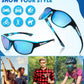 Frienda 6 Pack Polarized Sport Sunglasses for Men Multipack Fit over Glasses Pack Lot Set Men's Sport Fishing Eyeglasses